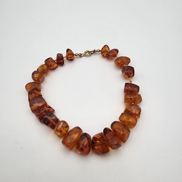 Vintage Baltic Amber Bracelet - Picture 1 of 6